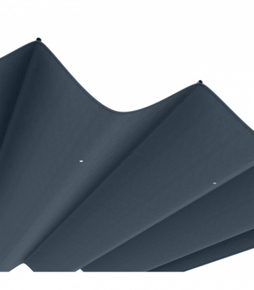 Outsunny Pergola Sun Shade Cover Roof Replacement for 3 x 2.15m Pergola, Grey