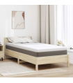 vidaXL Mattress Pads White 120 x 200 cm 100% polyester jacquard fabric