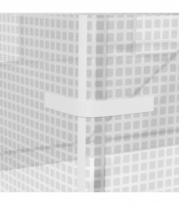 Outsunny Polytunnel Greenhouse Outdoor Grow House Roll Up Door Windows 2x2.5m