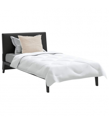 Winter Duvet Set with Pillow 2 pcs White 135 x 200 cm Microfiber