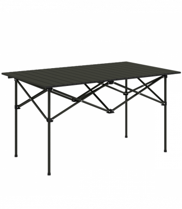 Outsunny Portable Camping Table, Black