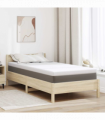 vidaXL Mattress Pads White 100 x 200 cm 100% polyester jacquard fabric