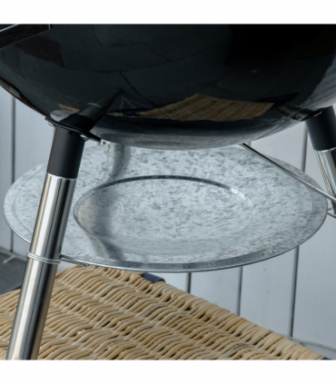 Outsunny Portable Kettle Charcoal Grill BBQ Smoker w/ Cover, Lid, & Thermometer