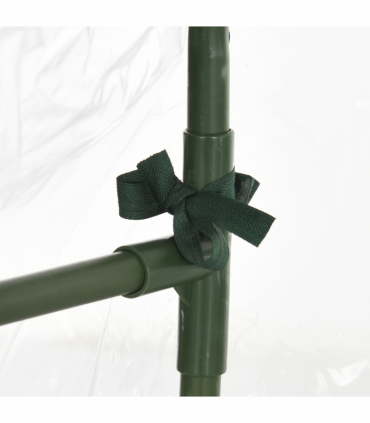 Outsunny Portable Walk-in PVC Greenhouse w/ Zipped Door for Flowers Plant