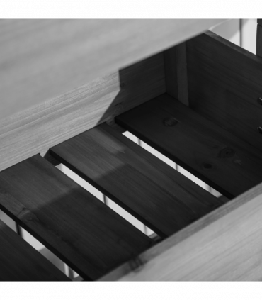 Outsunny Raised Garden Bed Wooden Plant Stand Grey