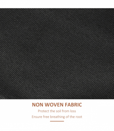 Outsunny Raised Garden Bed Wooden Plant Stand Orange