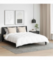 Winter Duvet Set 3 pcs White 240 x 200 cm Microfiber, Cotton