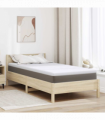 vidaXL Mattress Pads White 120 x 200 cm 100% polyester jacquard fabric