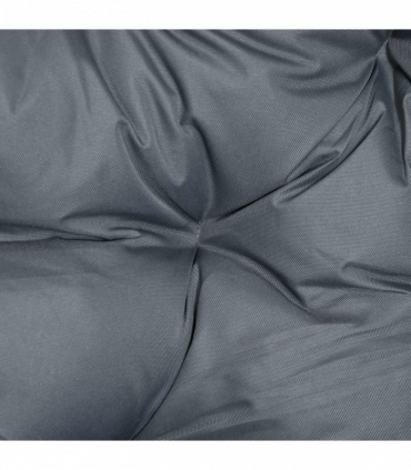 Outsunny Rattan Egg Chair Wicker Basket Chair with Cushion Bottle Holder Bag