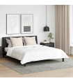 Duvet Set with Pillow 3 pcs White 200 x 220 cm Microfiber