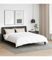 Winter Duvet Set 3 pcs White 200 x 200 cm Microfiber, Cotton