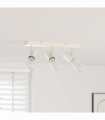 vidaXL Ceiling Spotlight Brush nickel 38 x 6.5 x 11.5 cm Steel