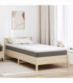 vidaXL Mattress Pads White 120 x 200 cm 100% polyester jacquard fabric