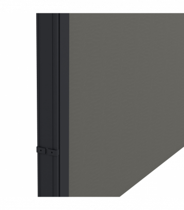 Outsunny Side Awning Retractable, Outdoor Privacy Screen, 400x160cm, Dark Grey