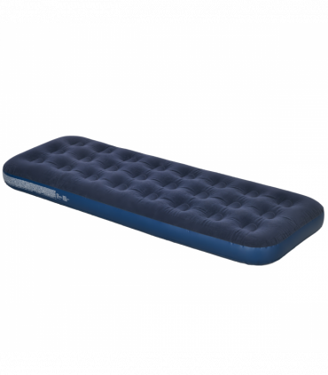 Outsunny Single Air Mattress, Portable Air Bed with Flocked Surface, Blue
