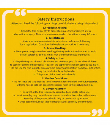 Outsunny Single Door Humane Rat Trap for Small Animals, Dark Green