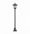 Outsunny Solar Powered Lamp Post, IP44, 18Lx18Wx160H cm-Black