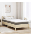 vidaXL Mattress Pads White 100 x 200 cm 100% polyester jacquard fabric