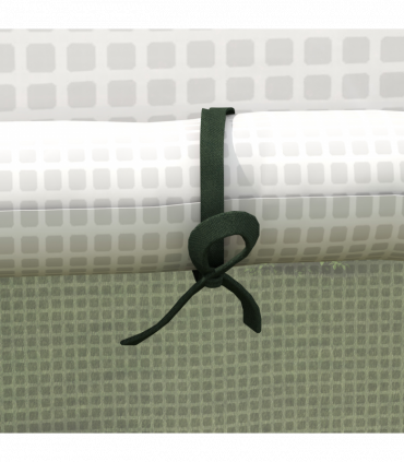 Outsunny Walk-in Greenhouse Cover Replacement with Door and Mesh Windows, White