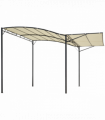 Outsunny Wall Mounted Garden Gazebo Awning, 300L x 250W x 200-250Hcm