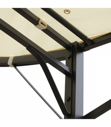 Outsunny Wall Mounted Garden Gazebo Awning, 300L x 250W x 200-250Hcm