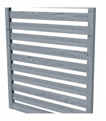 Outsunny Wall Mounted Plant Stands Set of 2 with Shelves and Slatted Trellis