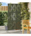 vidaXL Privacy Screen Olive Steel