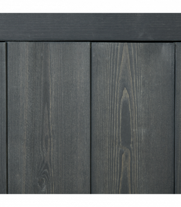 Outsunny Wooden Garden Shed Outdoor Shelves Utility Tool Storage Cabinet Grey