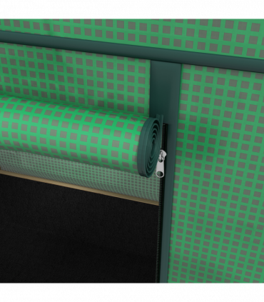 Outsunny Wooden Raised Planter with PE Greenhouse Cover and Bed Liner