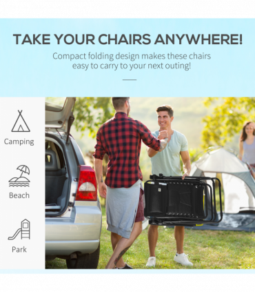 Outsunny Zero Gravity Lounger Folding Recliner Chair w/ Cup Holder Black