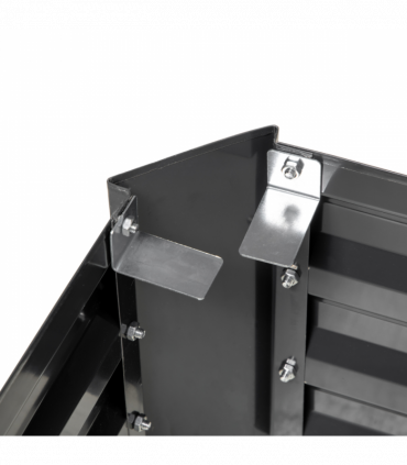 Outsuuny Galvanised Raised Garden Bed with Greenhouse and Cover, Dark Grey