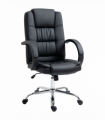 PU Leather Executive Office Chair High Back Height Adjustable Desk Chair, Black