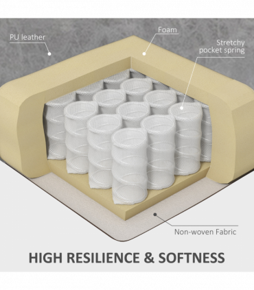 PU Leather Manual Recliner Chair Recliner Armchair Grey 360 Degreee swivel