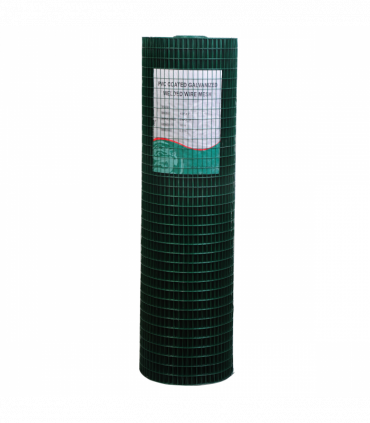 PVC Coated Welded Wire Mesh Chicken Poultry Aviary Fence Run Hutch Pet PawHut