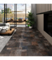 PVC Flooring Plank Self-adhesive 5.11 m² Wood Structure Brown