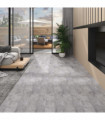 PVC Flooring Planks 4.46 m² 3 mm Self-adhesive Cement Brown