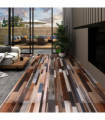 PVC Flooring Planks 4.46 m² 3 mm Self-adhesive Multicolour