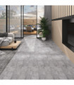 vidaXL PVC Flooring Planks 5.02 m² 2 mm Self-adhesive Cement Brown