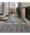 PVC Flooring Planks 5.02 m² 2 mm Self-adhesive Striped Grey