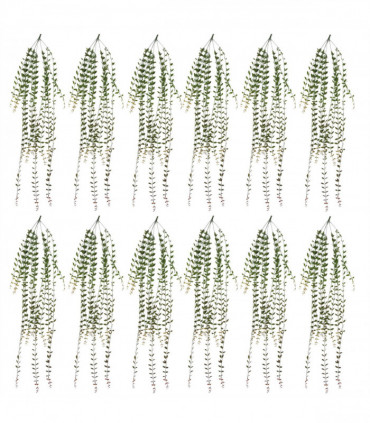 Pack of 12 x 120cm Artificial Hanging Extra Long String of Pearls