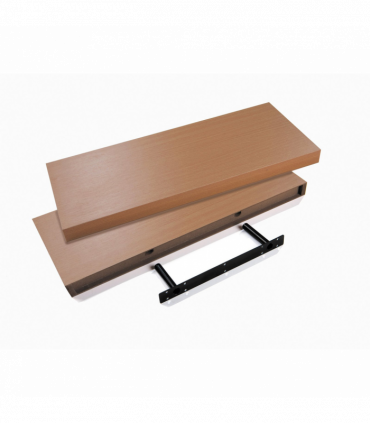 Pack of 2 40cm Floating Shelves - Light Oak