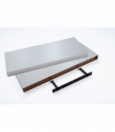 Pack of 2 60cm Floating Shelves - White