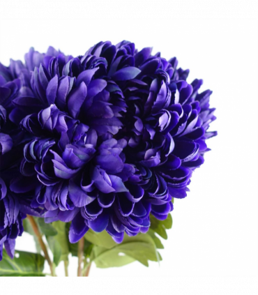 Pack of 6 x 75cm Extra Large Reflex Chrysanthemum - Purple