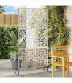vidaXL Privacy Screen Grey Steel