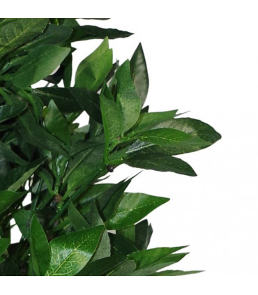 Pair of 120cm (4ft) Artificial Topiary Bay Trees Pyramid Cones - Extra Large