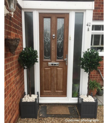 Pair of 120cm (4ft) Twisted Stem Artificial Topiary Bay Laurel Ball Trees