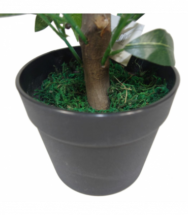 Pair of 50cm Dwarf Artificial Bay Trees Laurel Topiary Bushes