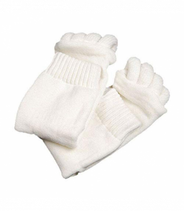 Pair of Foot Alignment Socks Designed to Relieve Foot Pain, White