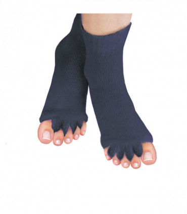 Pair of Foot Alignment Socks to Relieve Foot Pain, Navy