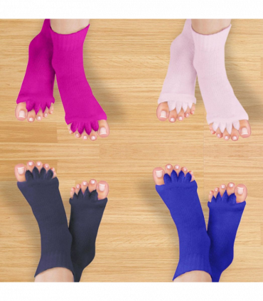 Pair of Foot Alignment Socks to Relieve Foot Pain, Navy